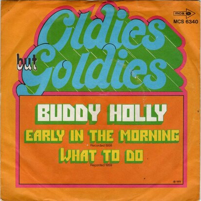 Buddy Holly - Early in the morning + What to do (Vinylsingle)