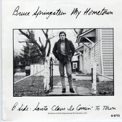 Bruce Springsteen - My hometown + Santa claus is coming to town (Vinylsingle)