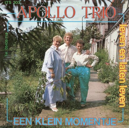 Apollo Trio - Een klein momentje + Leven en laten leven (Vinylsingle)