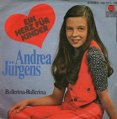 Andrea Jurgens - Ein hertz fur kinder + Ballerina Ballerina (Vinylsingle)
