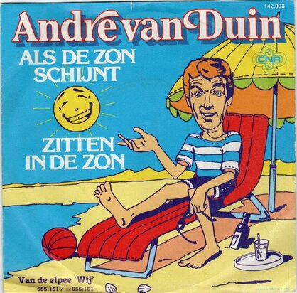 Andre van Duin - Als de zon schijnt + Zitten in de zon (Vinylsingle)