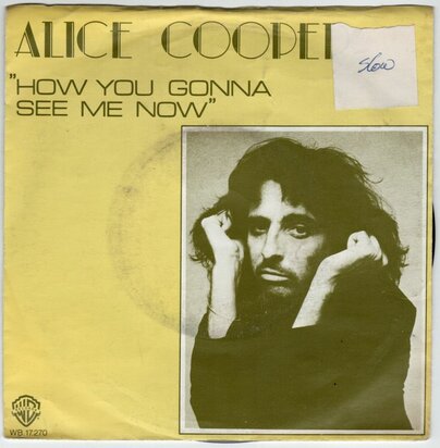 Alice Cooper - How you gonna see me now + No tricks (Vinylsingle)