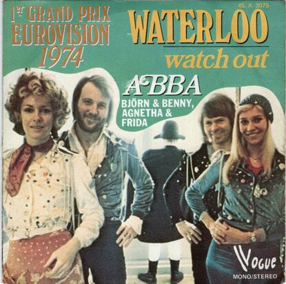 Abba - Waterloo + Watch out (Vinylsingle)