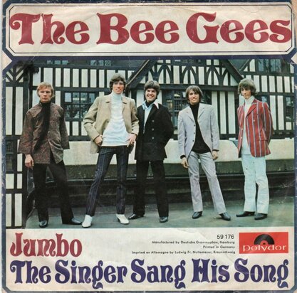 Bee Gees - Jumbo + The singer sang his song (Vinylsingle)