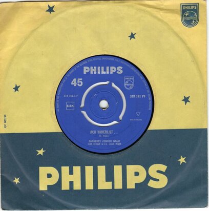 Zangeres Zonder Naam - Ach vaderlief + Jaloezie (Vinylsingle)