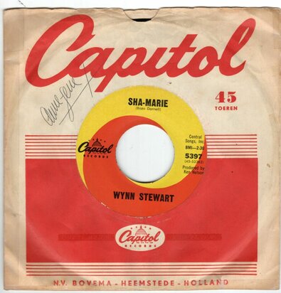 Wynn Stewart - Sha Marie + Does he love you like I do (Vinylsingle)