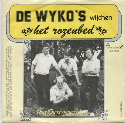Wyko's Wijchen - Rozenbed + Roodborstserenade (instr.) (Vinylsingle)