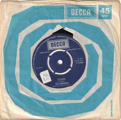 Tornados - Telstar + Jungle fever (Vinylsingle)