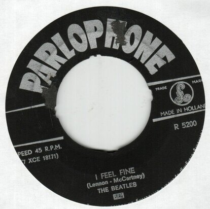 The Beatles - I feel fine + She's a woman (Vinylsingle)