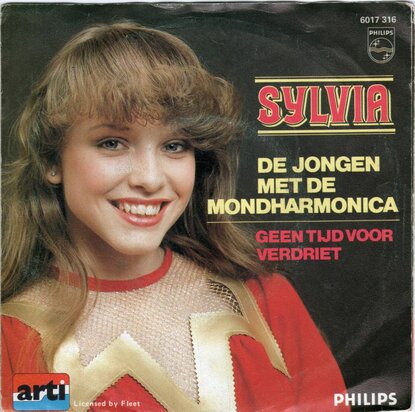 Sylvia - De jongen met de mondharmonica + Geen tijd voor verdriet (Vinylsingle)