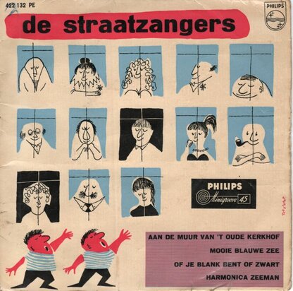 Straatzangers - Aan De Muur Van 't Oude Kerkhof (EP) (Vinylsingle)
