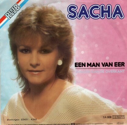 Sacha - Een man van eer + Jongen aan de overkant (Vinylsingle)