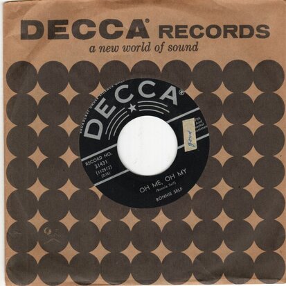 Ronnie Self - Oh Me, Oh My + Past, Present And Future (Vinylsingle)