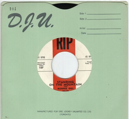Ronnie Gill - Standing On The Mountain + Geraldine (Vinylsingle)