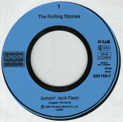 Rolling Stones - Jumpin' Jack Flash + Child Of The Moon (Vinylsingle)