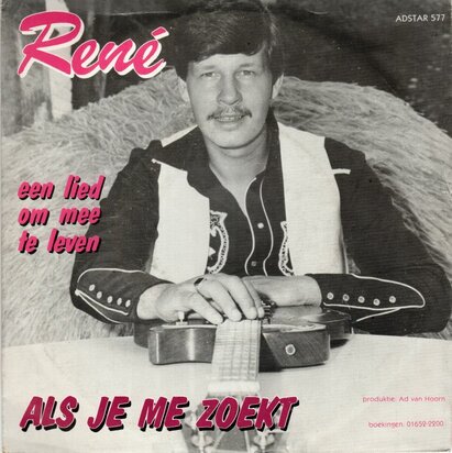 Rene - Als je me zoekt + Een lied om mee te leven (Vinylsingle)