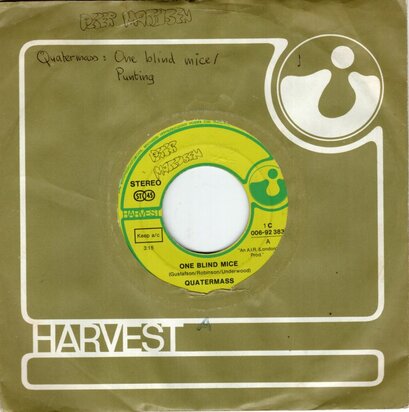 Quatermass - One Blind Mice + Punting (Vinylsingle)