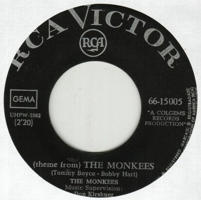 Monkees - Theme from the Monkees + Mary, Mary (Vinylsingle)