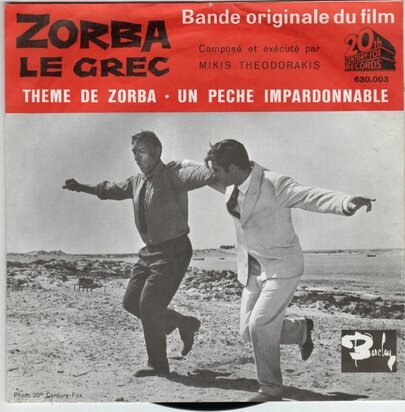 Mikis Theodorakis - La danse de Zorba + Un peche impardonnable (Vinylsingle)