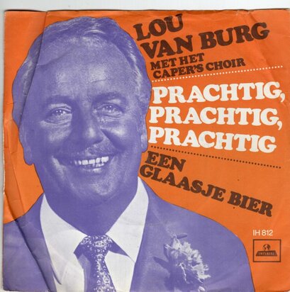 Lou van Burg - Prachtig prachtig prachtig + Een glaasje bier (Vinylsingle)