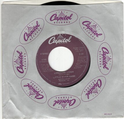 Little River Band - Lonesome loser + Shut down turn off (Vinylsingle)