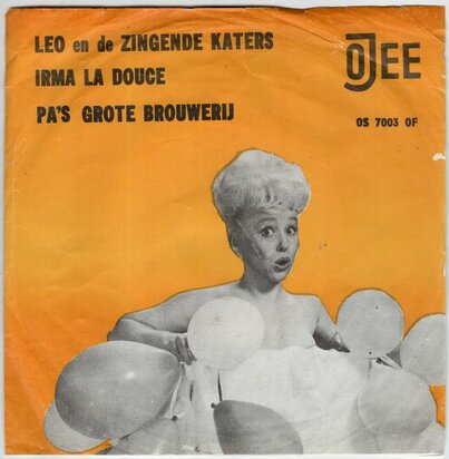 Leo en de zingende Katers - Irma la Douce + Pa's grote? (Vinylsingle)