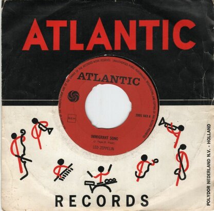 Led Zeppelin - Immigrant song + Hey, hey what can I do (Vinylsingle)
