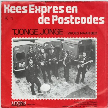Kees Expres en de Postcodes - Tjonge, jonge + Vroeg naar bed (Vinylsingle)