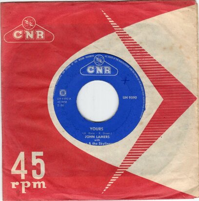 John Lamers - Yours + Don't You (Vinylsingle)