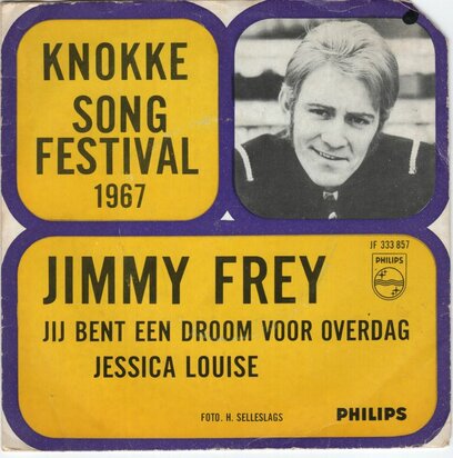 Jimmy Frey - Jij bent als een droom voor overdag + Jessica Louise (Vinylsingle)