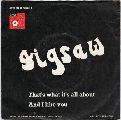 Jigsaw - That's What It's All About + And I Like You (Vinylsingle)