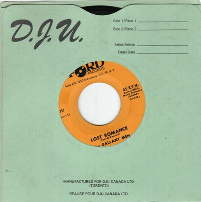 Gallant Men - Lost romance + Foreign girl (Vinylsingle)