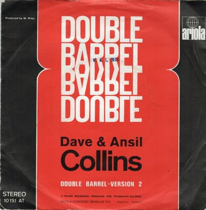 Dave & Ansil Collins - Double barrel + (version 2) (Vinylsingle)