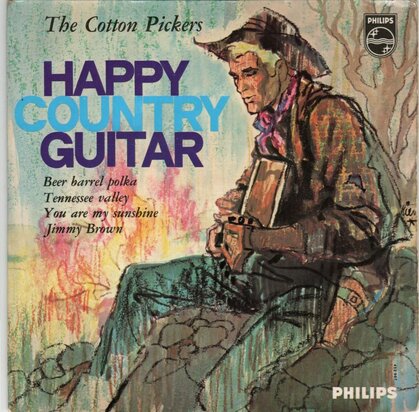 Cotton Pickers - Happy Country Guitar (EP) (Vinylsingle)