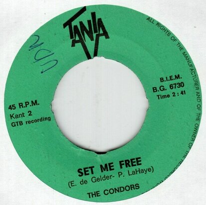 Condors - Wanted + Set me free (Vinylsingle)