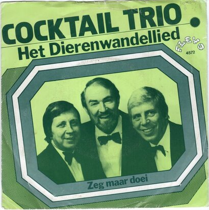 Cocktail Trio - Het dierenwandellied + Zeg maar doei (Vinylsingle)