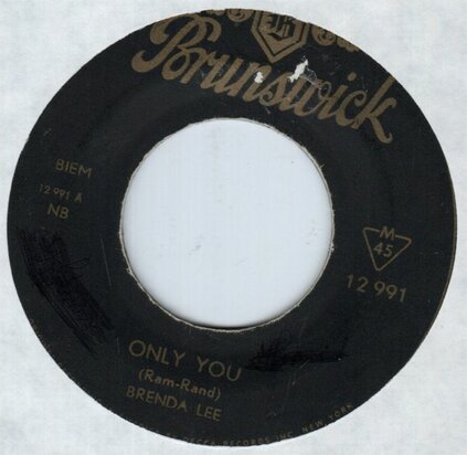 Brenda Lee - Only you + Crazy Talk (Vinylsingle)