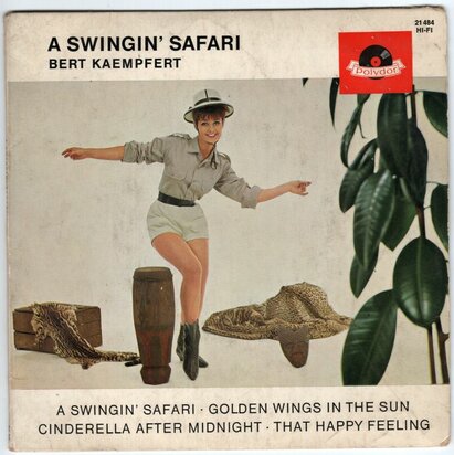 Bert Kaempfert - A swinging safari + Golden wings in the sun +2 (Vinylsingle)