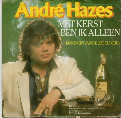 Andre Hazes - Met Kerst ben ik alleen + Koningin van de zigeuners (Vinylsingle)