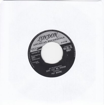 Pat Boone - Johhny Will + Just let me dream (Vinylsingle)