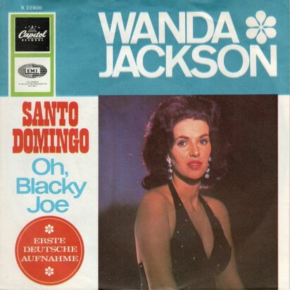 Wanda Jackson - Santo Domingo + Oh, blacky Joe (Vinylsingle)