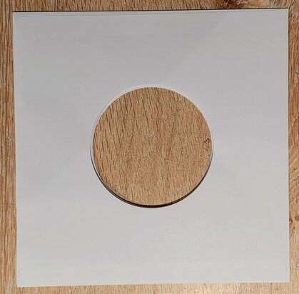100 stuks Wit Papieren Hoezen voor vinylsingles (High Quality) -  (Vinylaccessoires)