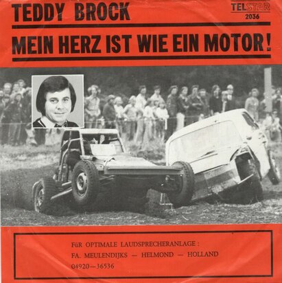 Teddy Brock - Auto-Speedway R.A.G. + Mein Herz Ist Wie Ein Motor!  (Vinylsingle)