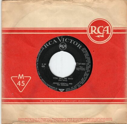 Johnny Kendall - You Tell Me Why + Why Not Stop And Dig It (Vinylsingle)