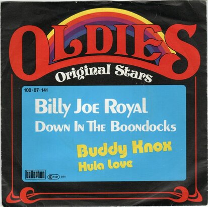 Billy Joe Royal / Buddy Knox - Down in the boondocks + Hula love (Vinylsingle)