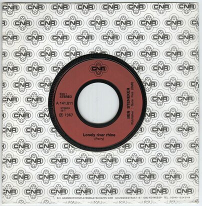Ben Steneker - Lonely river rhine + I used to love you (Vinylsingle)