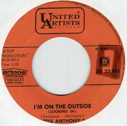 Little Anthony - I'm On The Outside + Please Go (Vinylsingle)