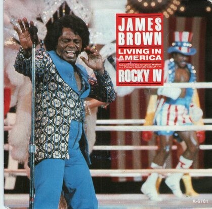 James Brown - Living in America + Vince Dicola (Vinylsingle)