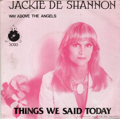 Jackie DeShannon - Things we said today + Way above the.. (Vinylsingle)
