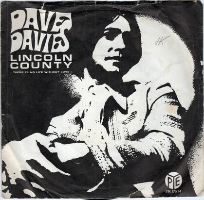 Dave Davies - Lincoln County + There is no life without love (Vinylsingle)